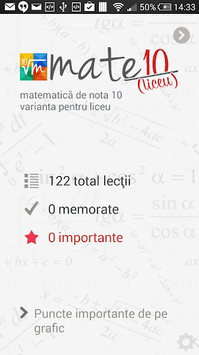 Mate10 Formule matematice Lic