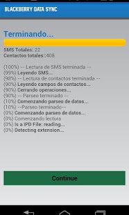 BlackBerry Data Sync - screenshot thumbnail