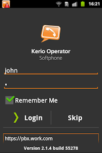 Kerio Operator Softphone
