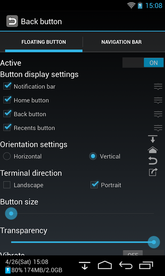 Back Button (No root) - screenshot