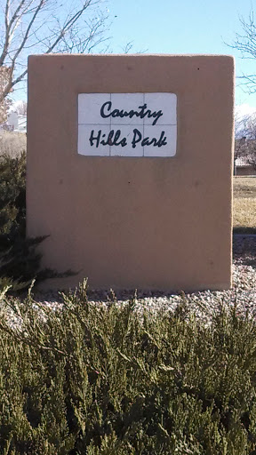 Country Hills Park Sign 2
