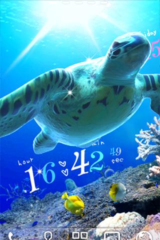 Androidアプリ Sea Turtle LiveWallpaper のスクリーンショット