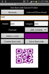 Barcode Maker Ad - náhled