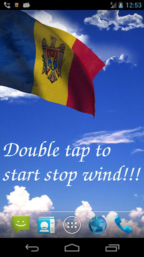3D Moldova Flag LWP +