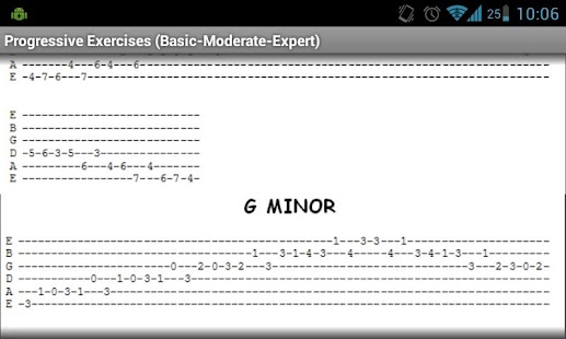 Guitar Exercises