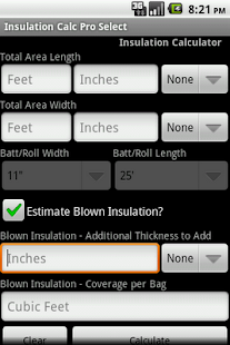 Lastest Insulation Calc Pro Select APK