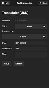 Stock portfolio Screenshots 5