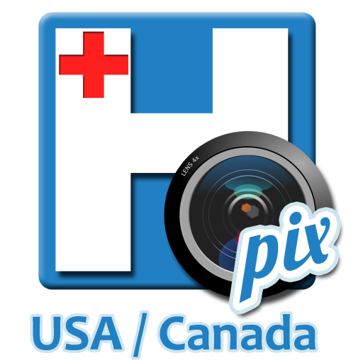 HOSPITAL PIX  USA and Canada LOGO-APP點子