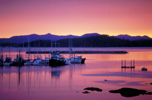 Sunset near Sitka, Alaska