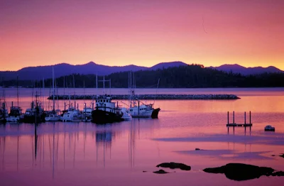 Sunset near Sitka, Alaska