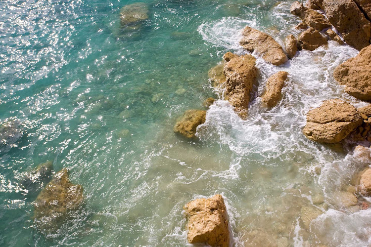 Near Cupecoy Beach on St. Maarten.