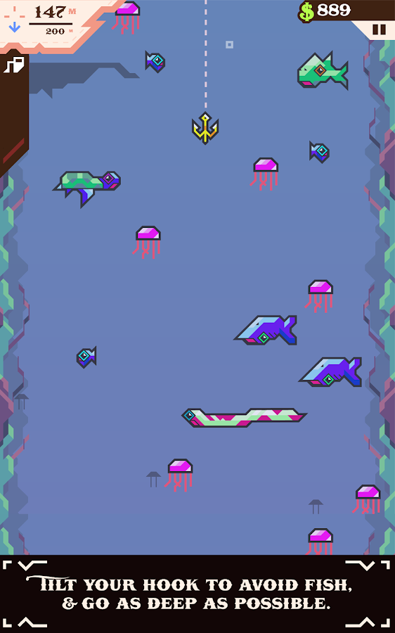 Ridiculous Fishing - screenshot