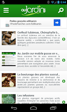 Au Jardin sur mobile passe en version 2.3