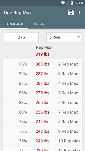 【免費健康App】One Rep Max-APP點子