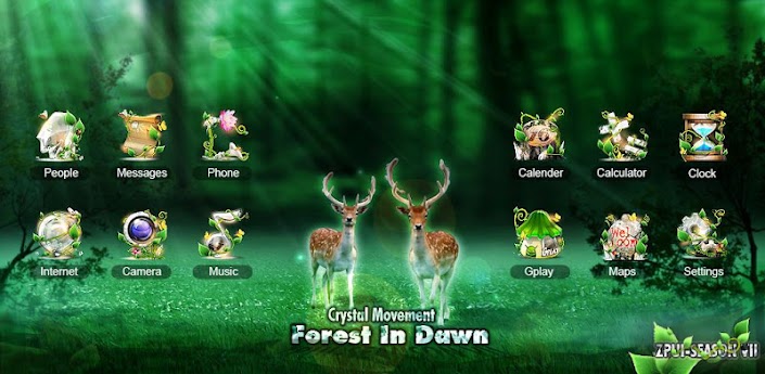 Forest GO LuancherEX Theme v1.1