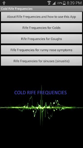 【免費健康App】Cold Rife Frequencies-APP點子