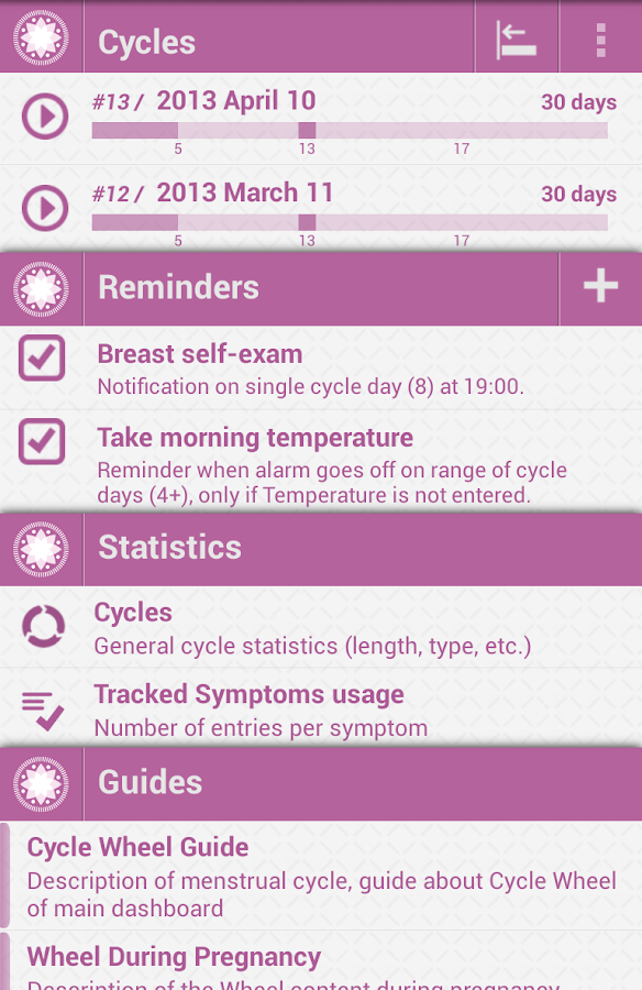   OvuView: Ovulation & Fertility- screenshot 