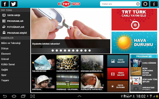 TRT TÜRK Tablet