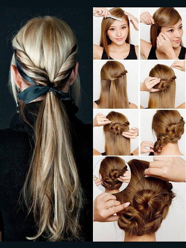 Girls Hairstyle Steps Tutorial