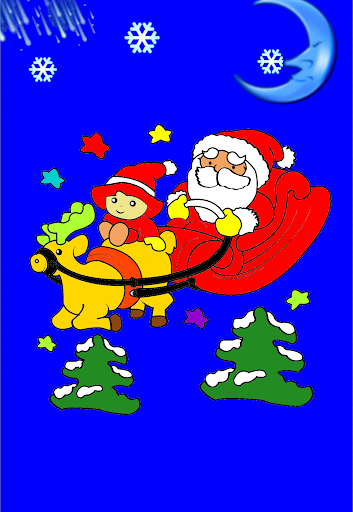 Coloring Christmas - Kids game