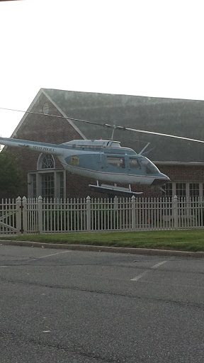 State Police Helicopter Statue