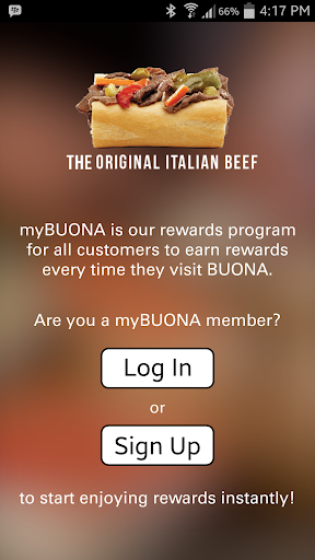 my BUONA Rewards