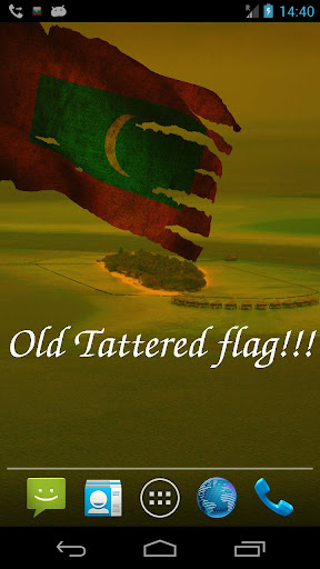 【免費個人化App】3D Maldives Flag LWP-APP點子