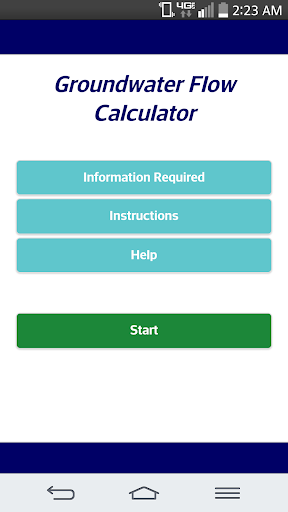 Groundwater Flow Calculator