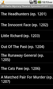 CBS Radio Mystery Theater V.25 Screenshots 1