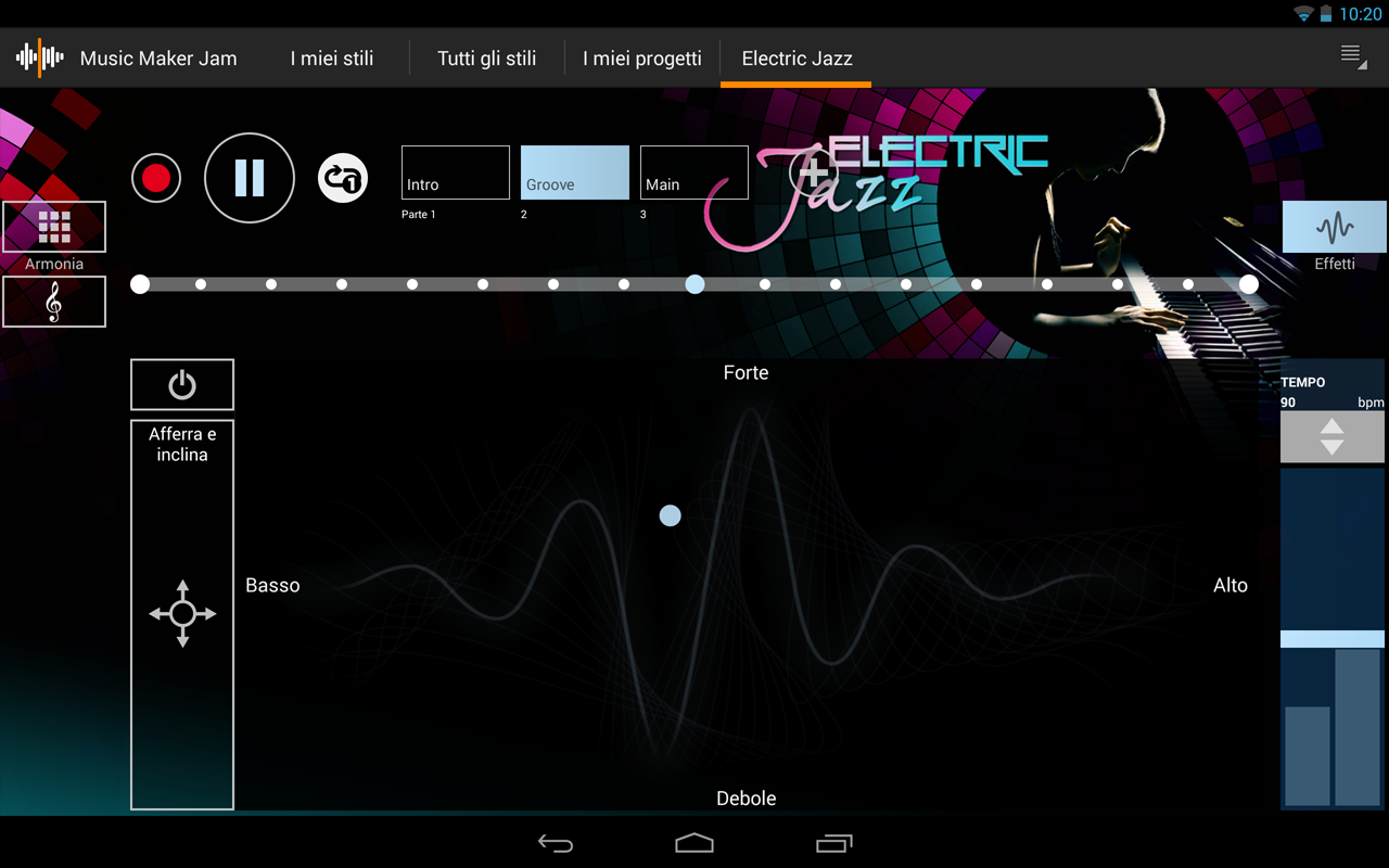  Android   Music Maker Jam, crea musica a livelli professionali gratuitamente!