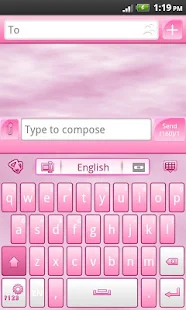 GO Keyboard Theme Pro Pink