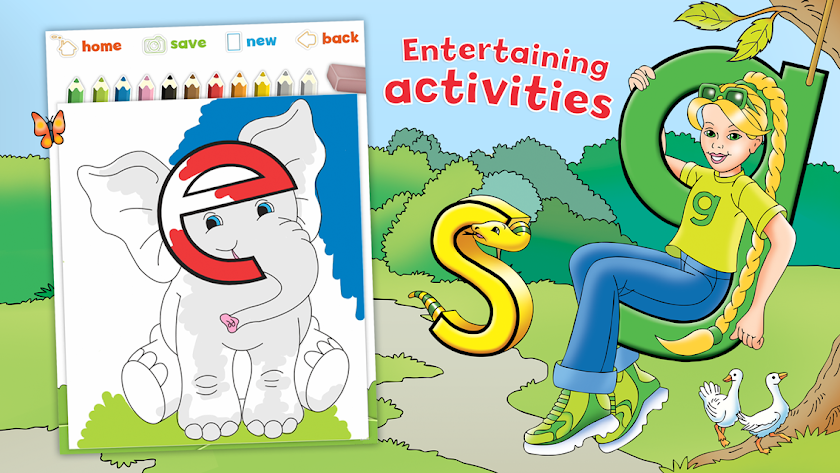 Letterland Stories: E, F &amp; G Screen 3