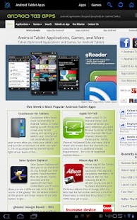 Android Tablet Apps