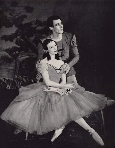 Alicia Markova and Anton Dolin in Giselle.