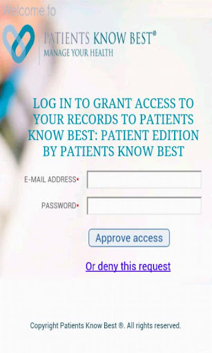 Patients Know Best App