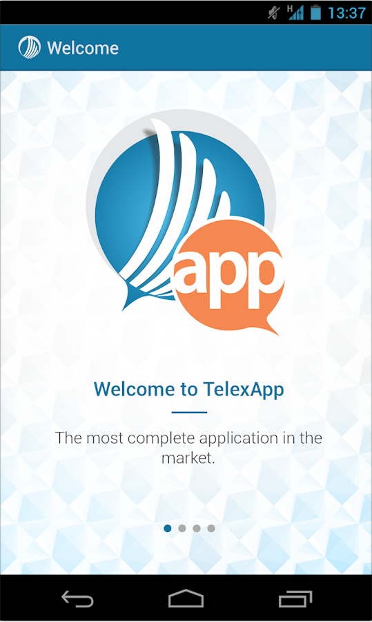 TelexApp - screenshot