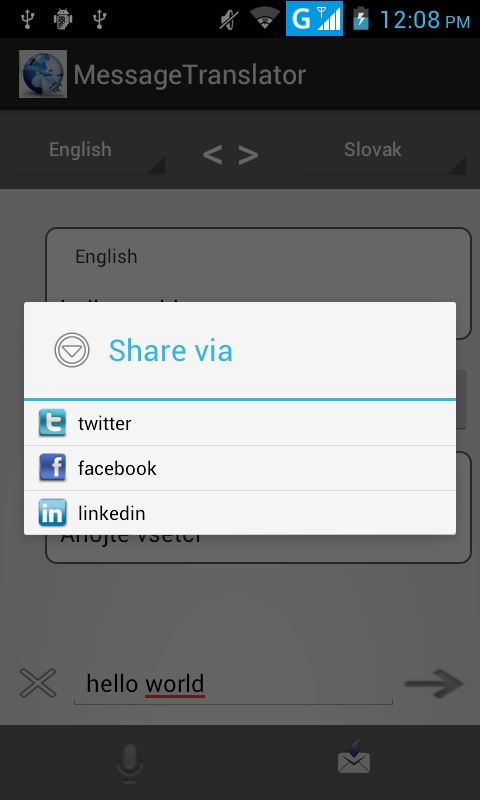 Message Translator Ad free Screen 3