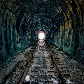 Tunnel by Dragan Duric - Transportation Railway Tracks