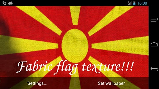 3D Macedonia Flag LWP Screenshots 7