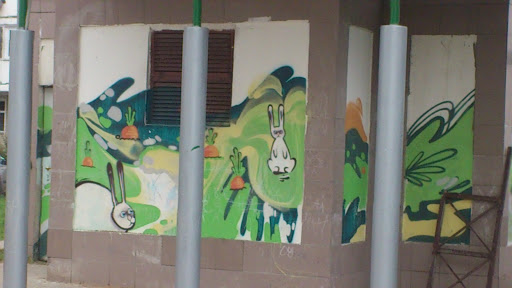 Graffiti With Bunnies