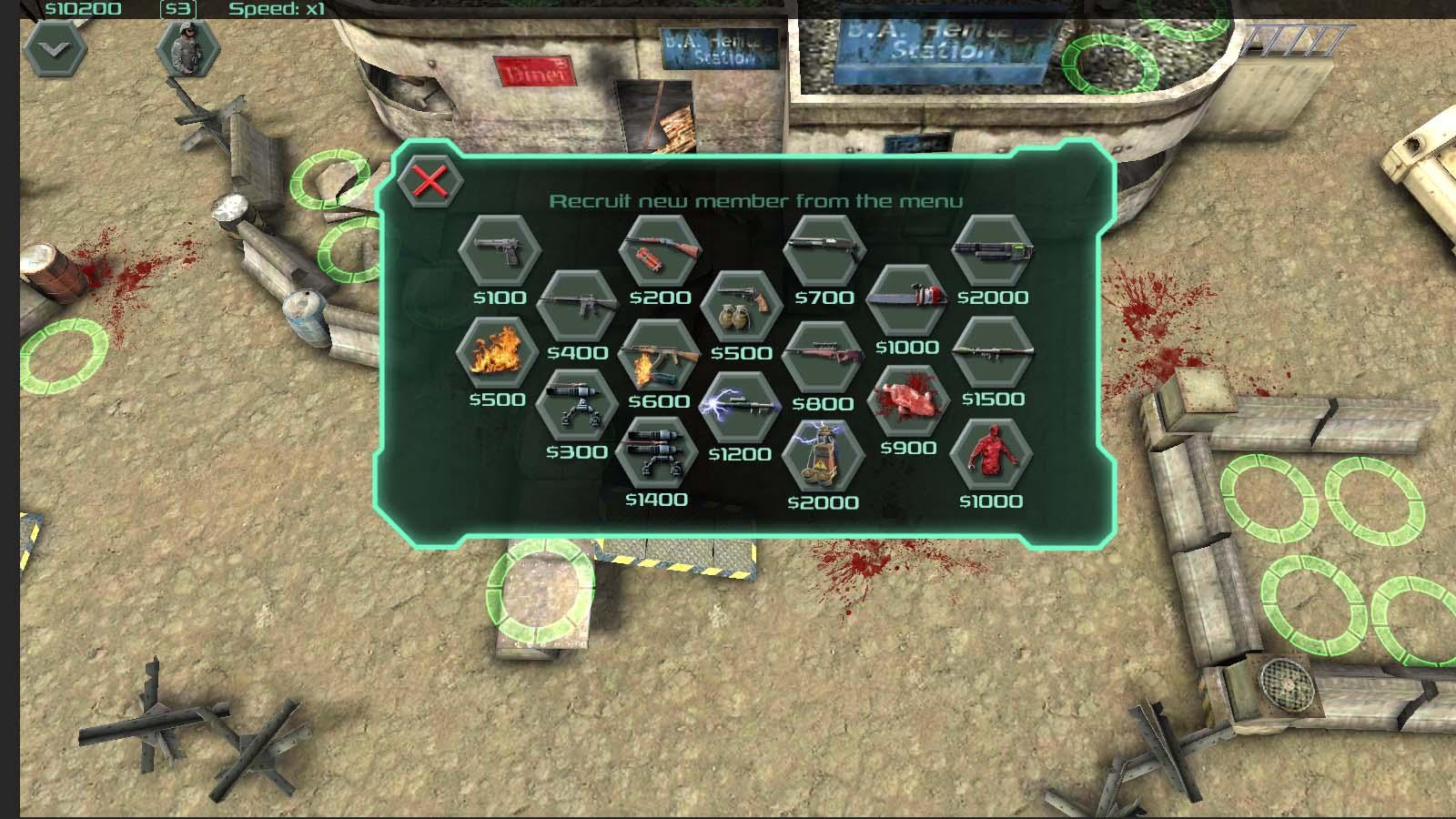 Android application Zombie Defense screenshort