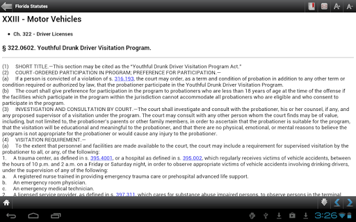 【免費書籍App】Florida Statutes (All FL Laws)-APP點子