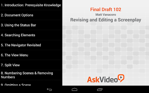 How to mod Revise & Edit in Final Draft 1.0 apk for laptop