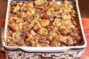 Smoky Bacon-Biscuit Dressing