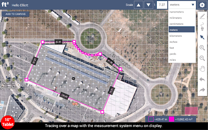Area Calculator ✏️ Images - Maps - SketchAndCalc™ poster 9