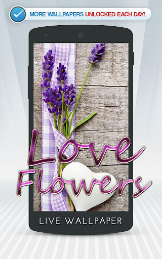 Love Flowers Live Wallpaper