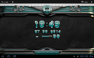 Dragon Clock Widget petrol APK Screenshot Thumbnail #10