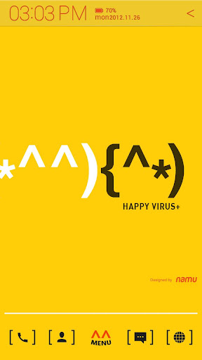 玩個人化App|Typo Happy Man atom theme免費|APP試玩