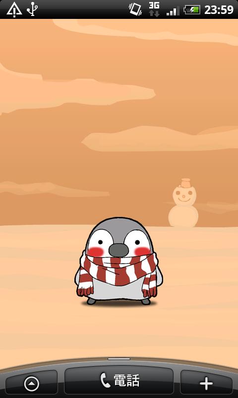 Pesoguin LWP WINTER Full Ver. Screen 2