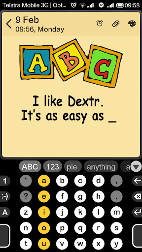 Dextr ABC Alphabetic Keyboard